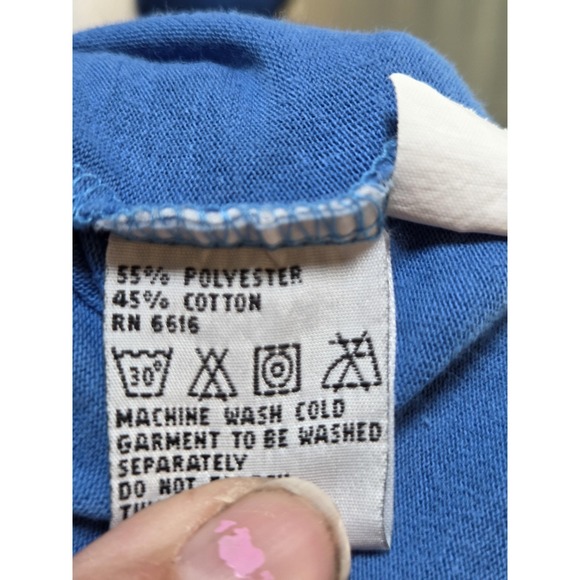 Avirex Varsity Shirt Mens 2XL Blue 1/4 Zip Mock Neck Jersey Logo Athletic Top - Picture 8 of 10